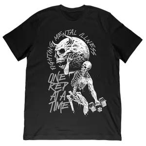 Ball and Dumbbell Tee