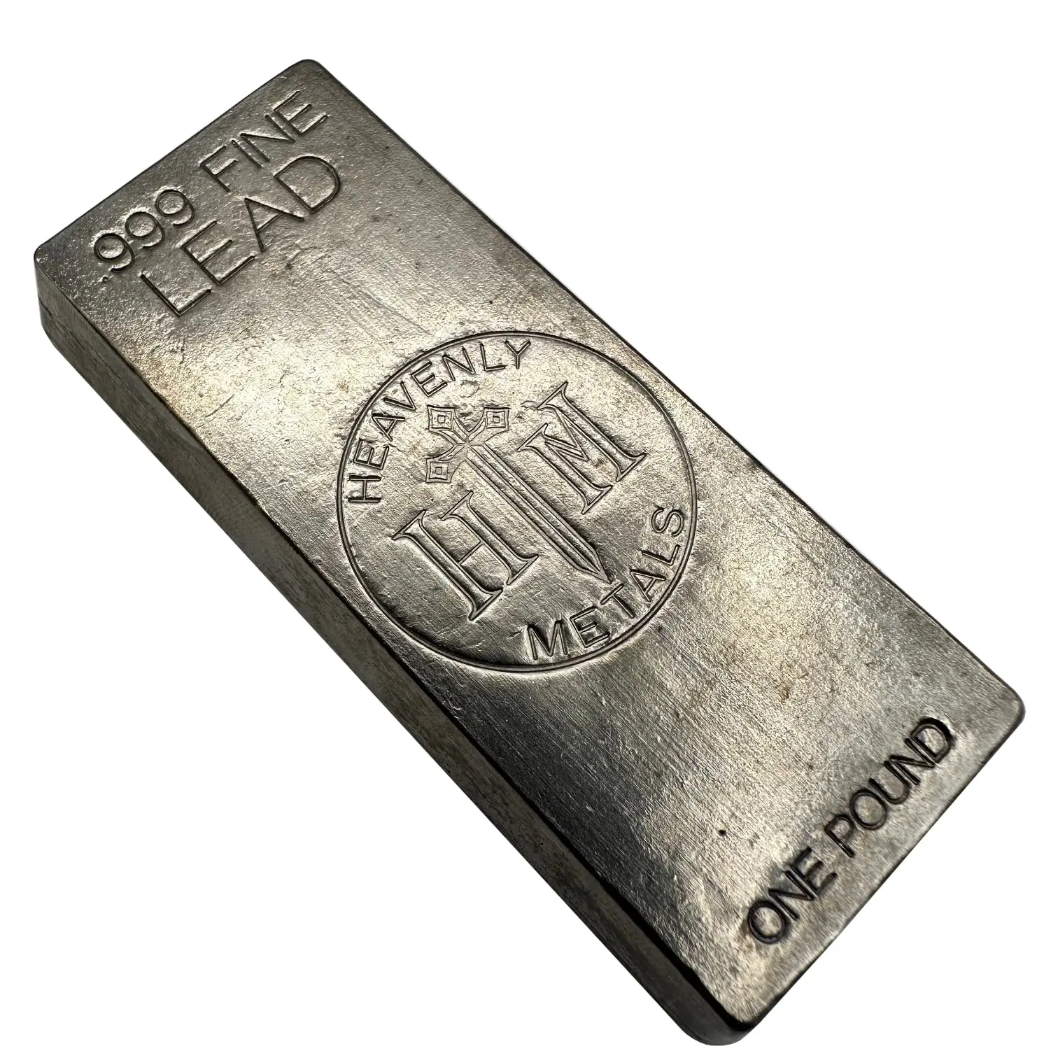 1 lb Pure Lead Ingot Bar - Hand Poured Decorative Paperweight Or Fishing Weight & Sinker Casting Metal