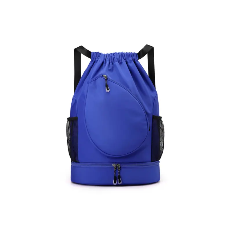 Multifunctional Badminton Backpack, Waterproof Drawstring Sports Bag for Adults with Shoe Compartment and Adjustable Wide Straps, Water Resistant, Badminton Gear, Adjustable Wide Shoulder Straps, Drawstring Top, All Seasons, Daily Outdoor Trips, Gym Use,
