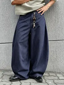 Men's Fashion Casual Slim-Fit Suit Pants, Versatile Business Essential, Plain Pattern, All Seasons Wear, Comfortable and Stylish, All Seasons Trousers