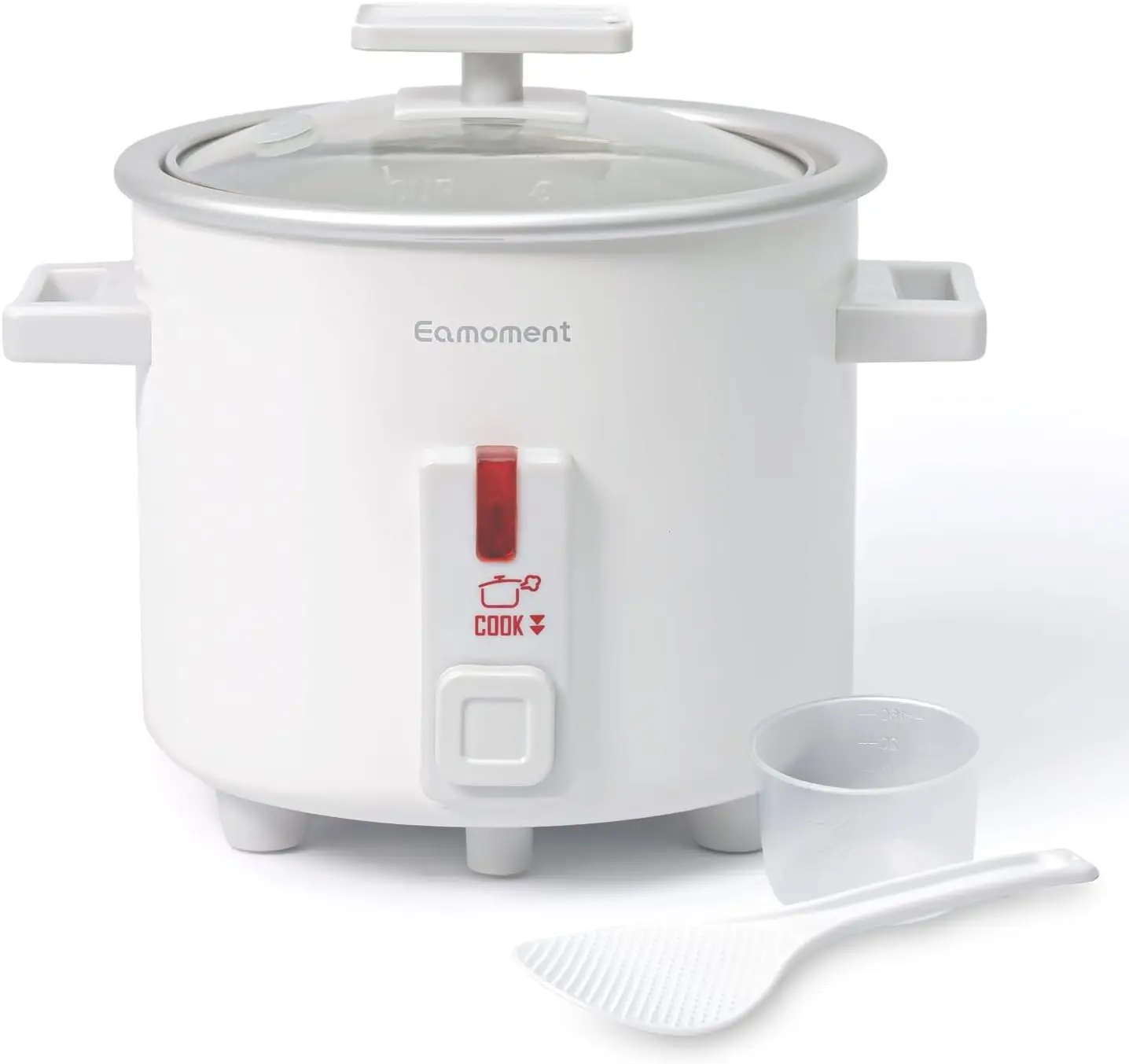 【2026 New Model】Multifunctional Mini Rice Cooker (1.5 Qt) - Portable Nonstick Electric Cooker with Food Steamer, Dishwasher-Safe Pot & Glass Lid, Easy Clean Design for College Students, Home & Office Rice Cooking robot cooking machine rice cooker
