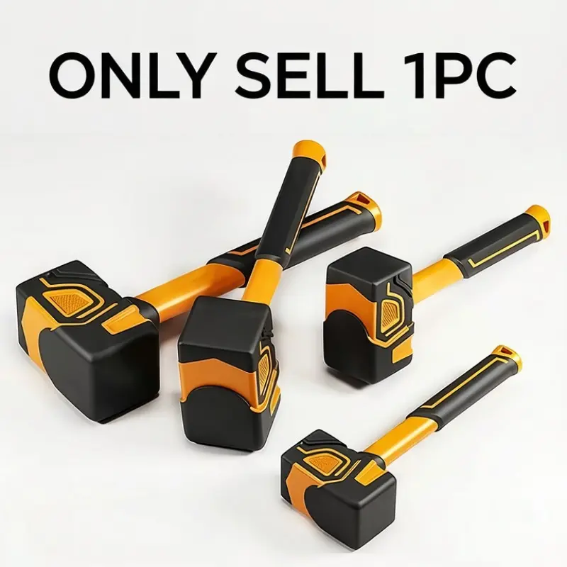 Ergonomic Rubber Hammer, Multifunctional Plastic Hammer, Easy Operation, Home Tile Installation Tool, Jewelry Decoration, Wood Board Fixing