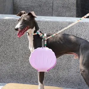 ZEZE Collapsible Silicone Dog Bowl Series (2 Bowls) – Portable Travel Pet Feeding Bowls, Lightweight & Foldable for Food or Water, Easy to Clean