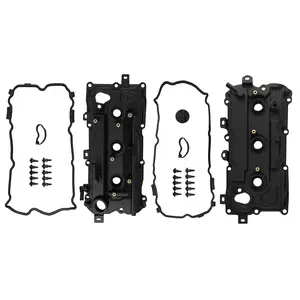 2x Valve Cover w/ Gasket & Oil Cap compatible for Nissan Altima Pathfinder 3.5L  2007-2014