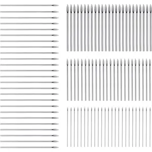100Pcs Mixed Sterile Body Piercing Needles Assorted Sizes 12G 14G 16G 18G for Ear Nose Piercing
