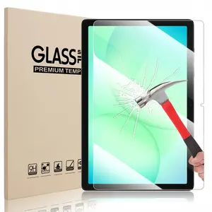 Tempered Glass Screen Protector for Tab A11+ 2025 / Tab A9+ 2023, 9H Hardness Anti-Scratch HD Clear Bubble-Free Protective Film, Case Friendly