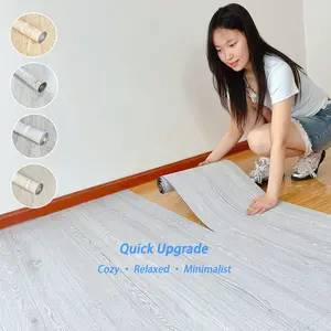 GoldenGrain Anti-Slip, Eco-Friendly, Durable Pvc Material Peel And Stick Vinyl Wallpaper & Flooring, Floor Tiles Stickers Self Adhesive, Laminate Flooring Waterproof, Wear-Resistant, Flooring For Home Makeover, Wood Grain Pattern