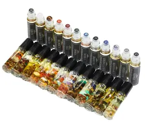 Zodiac Sign Oil Roller - Crystal Roller Bottle - Zodiac Perfume - Crystals & Herbs - Astrology Ritual Oil - Astrology Gifts - Zodiac Gifts