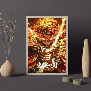 [Sale Off Up To 50%] [Unframe] Zenitsu Agatsuma Demon Slayer Poster, Vibrant Anime Wall Art for Otaku Room Decor, Manga Art Anime Fan Gift