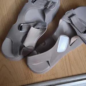 Women's Summer Walking Sandals Air Cushion Support Platform Ankle Strap Shoes Comfortable Casual Wedge Sandals