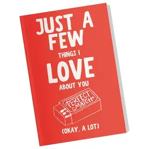 Just A Few Things I Love About You (Okay, A Lot) Romantic Couples Fill-In-The-Blank Gift Book-Soft Cover