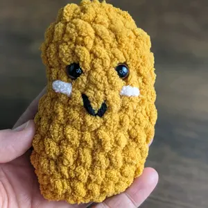 Handmade - Chicken Nugget (mini) plush - Amigurumi
