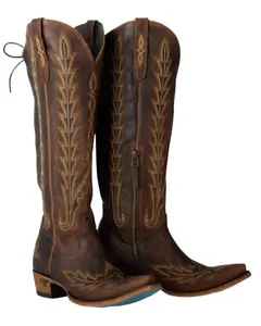 Lane Women's Lexington Knee High Corset Western Boot Snip Toe - Lb0562f