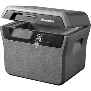 Master Lock High Quality Commercial & Office Water & Fire File Safe (B1916162 FHW40100 SentrySafe), Key Lock, 1550°F/843°C Resistance, 44 lbs, Charcoal Gray, 16.62x13.81x14 in