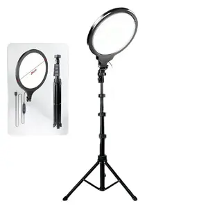 Large 10" Dimmable Ring Light with Stand, Full-Screen LED Circle Light for video lighting, Makeup, Artists and Beauty Content Creators on TikTok, Instagram flexible tripod#Christmas Gift Extendable Adjustable