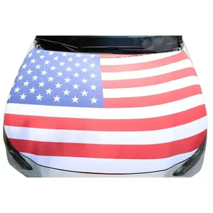 American Flag Car Hood Cover, Patriotic Auto Hood Protector, Stars and Stripes Design