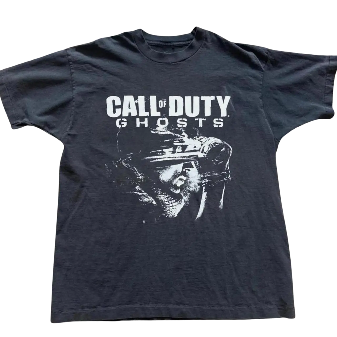 Call of Duty Ghosts T-Shirt, Retro Military Shooter Graphic Tee, Skull Mask Soldier Gamer Shirt, Vintage COD Fan Tee, Unisex Black Cotton Shirt