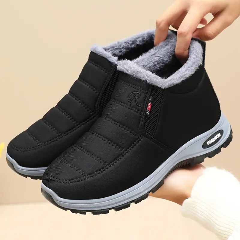 Womens Warm Fur Lined Winter Snow Boots Waterproof Ankle Boots Outdoor Booties Comfortable Shoes for Women Winter Boots for Women Classic Snow Boots F