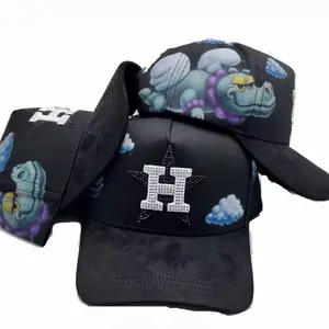 Barbas Danny Thirtyone Hats with Unique Graffiti Design and Adjustable Back for Comfort