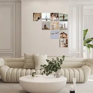 Acrylic Picture Tiles | Secure Adhesive Tape | Contemporary Home Decor Frames Photo