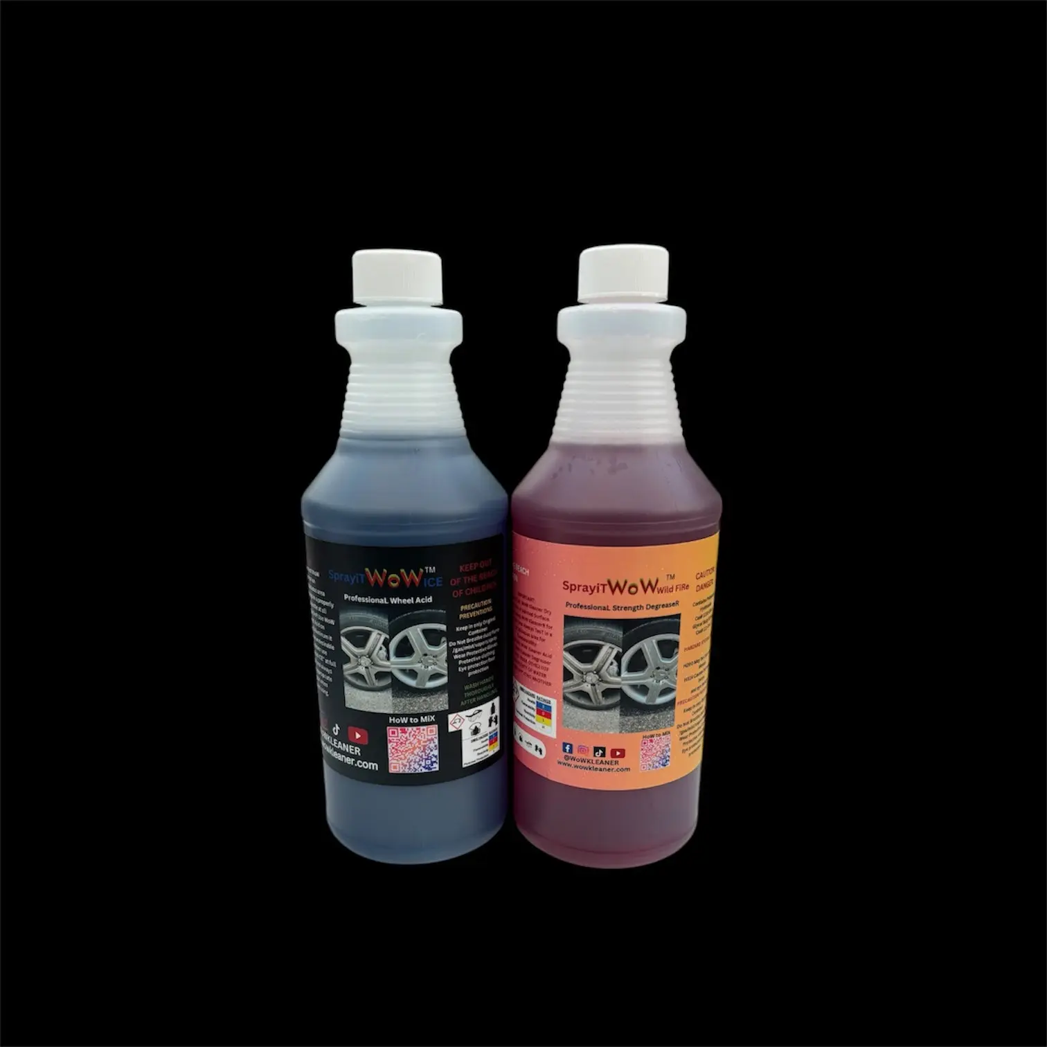 WoW WheeL KLeaneR Super Concentrated 32oz Set