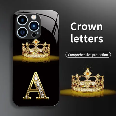 Suitable for Galaxy&iPhone series Personality simple split dragon pattern creative business high-end anti-drop glass mobile phone case affordable anti-drop anti-fingerprint 995