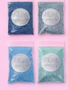 Dreamer Core Pastel Glitter Bundle – 4‑Pack Iridescent Fine Cuts for Crafts, Resin & Glitter Bar