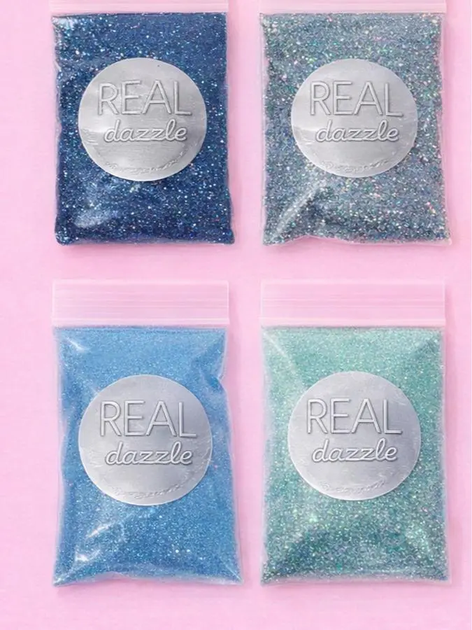 Dreamer Core Pastel Glitter Bundle – 4‑Pack Iridescent Fine Cuts for Crafts, Resin & Glitter Bar