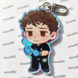 The Pitt Whitaker Dana King Inspired Keychain Charm, Pitt Robby Fan Art Keychains