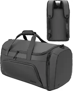 100% Waterproof Travel Garment Duffle Bags Combo Carry On for Women Men, Mens 3 In 1 Convertible Garment Bags for Travel with Shoe Compartment, High Capacity Folding Suit Bag Travel