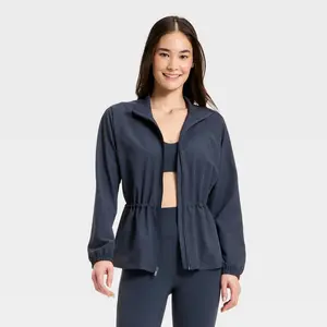 Women's Woven Peplum Jacket - All In Motion Women's Woven Peplum Jacket - All In Motion