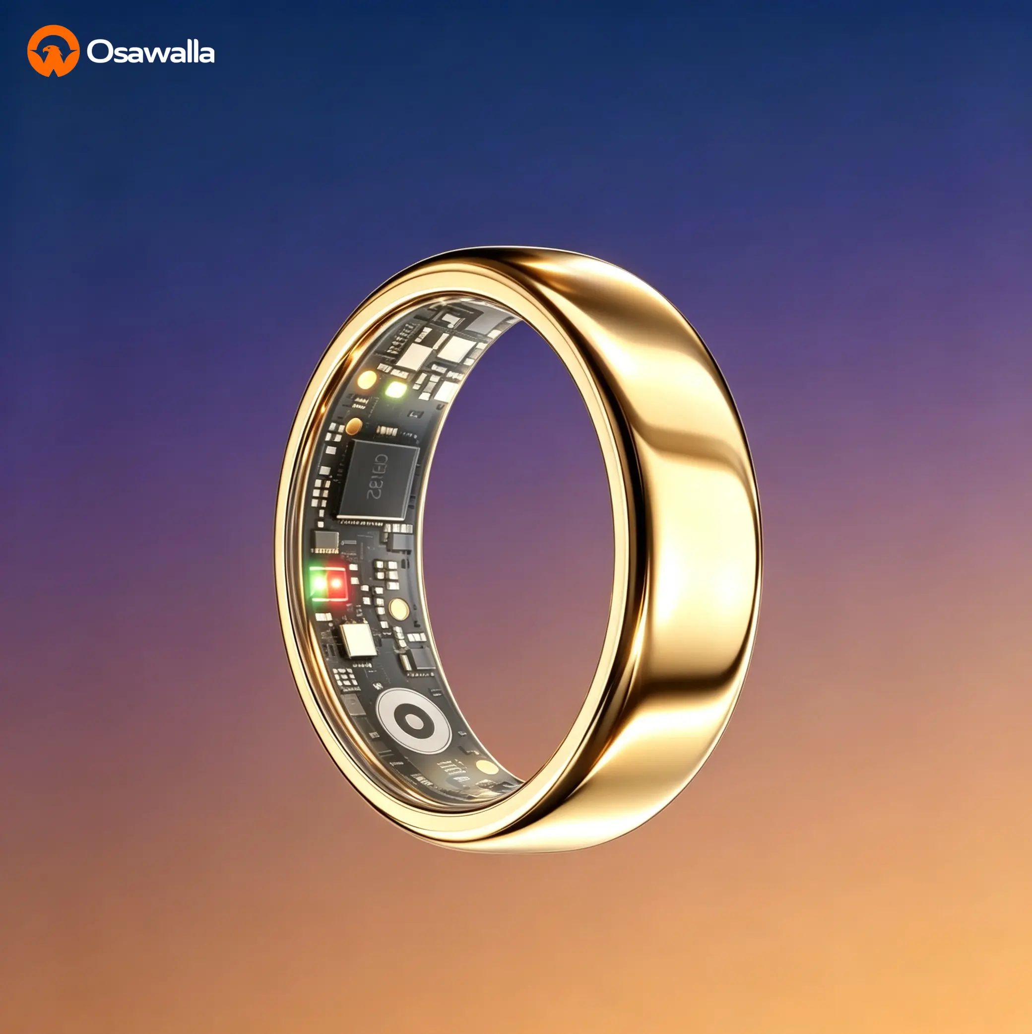 Osawalla 2026 New Smart Ring—a subscription-free smart ring perfect for outdoor sports, fitness, and swimming; a great gift for women, men, and couples.
