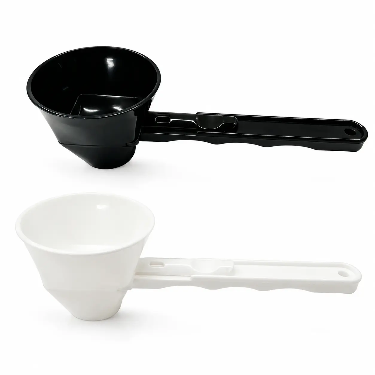 [Buy 1 Get 1 Free] Protein Powder Funnel Scoop Leak-Proof Coffee Smoothie Spoon BPA-Free Plastic Utensil