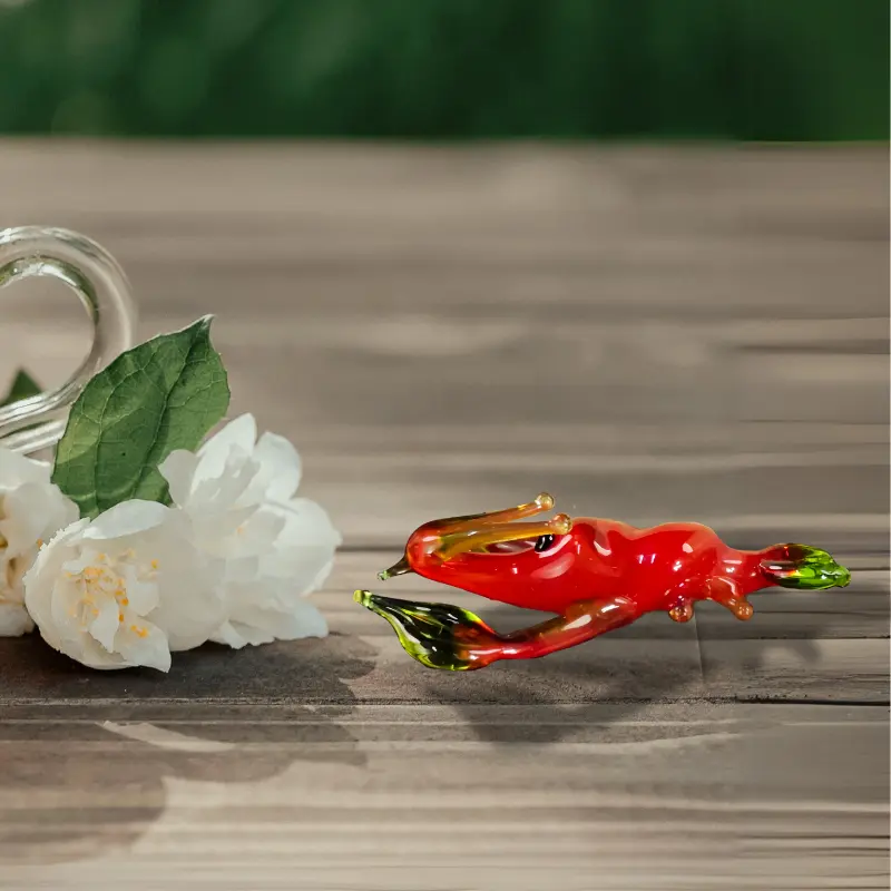 Lobster Figurine, Mini Glass Murano Quality Lampworking Glass Figurine, Hand Made In Ukraine, A Great Addition To Your Collection