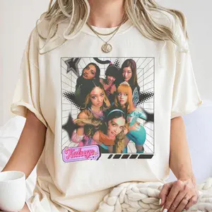 Katseye Music Graphic Youth Tee, Katseye Kpop Beautiful Chaos Kpop Music T-Shirt for Men, Women and Kids