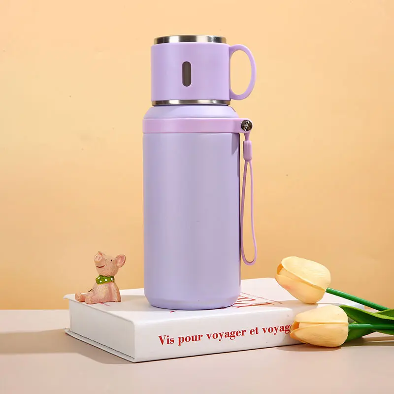 Purple bowl lid cup 600ml