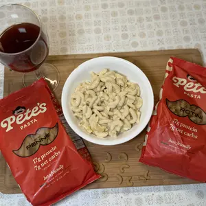 Pete’s Protein Pasta Short Variety Pack – Penne, Rotini & Elbow Macaroni – Protein-Packed, Less Carbs Healthy