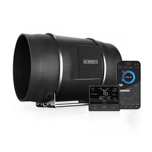 CLOUDLINE T10, Quiet Inline Fan 10" with Temperature Humidity VPD Controller