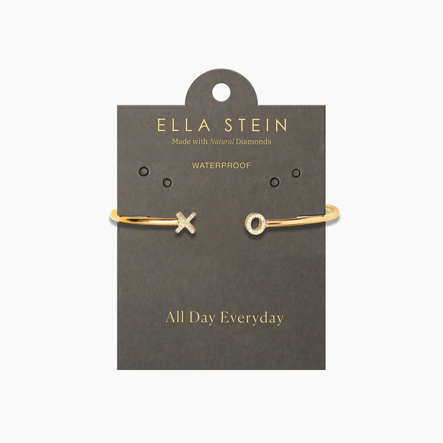 Gold XO Flexi Cuff Bracelet