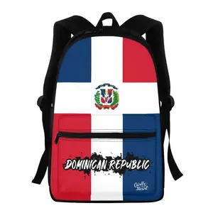 Dominican Republic Flag Graffiti Backpack