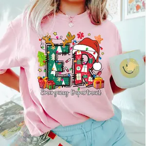 Emergency Department Christmas T-shirt, Er Christmas Shirt, Gift For Nurse, Christmas Er Nurse Shirt, Emergency Nurse Shirt