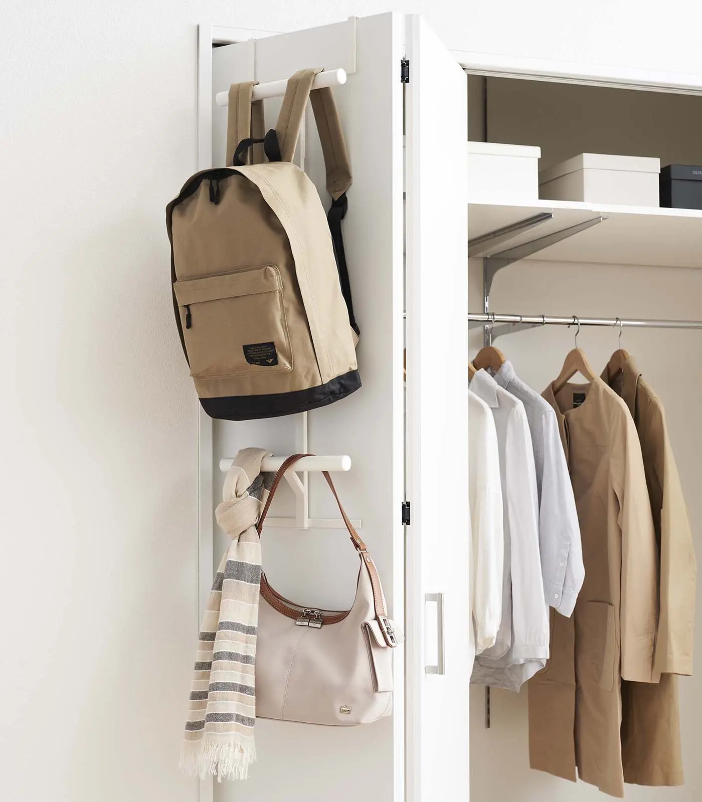 Over-the-Door Backpack Hanger - Steel Over-the-Door Backpack Hanger - Steel