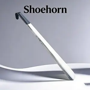 Shoehorn Spoon Premium Stainless Steel Shoe Horn Long 16.5 Inch for Seniors Pregnant Women Men Kids or Adults Metal Shoe Helper