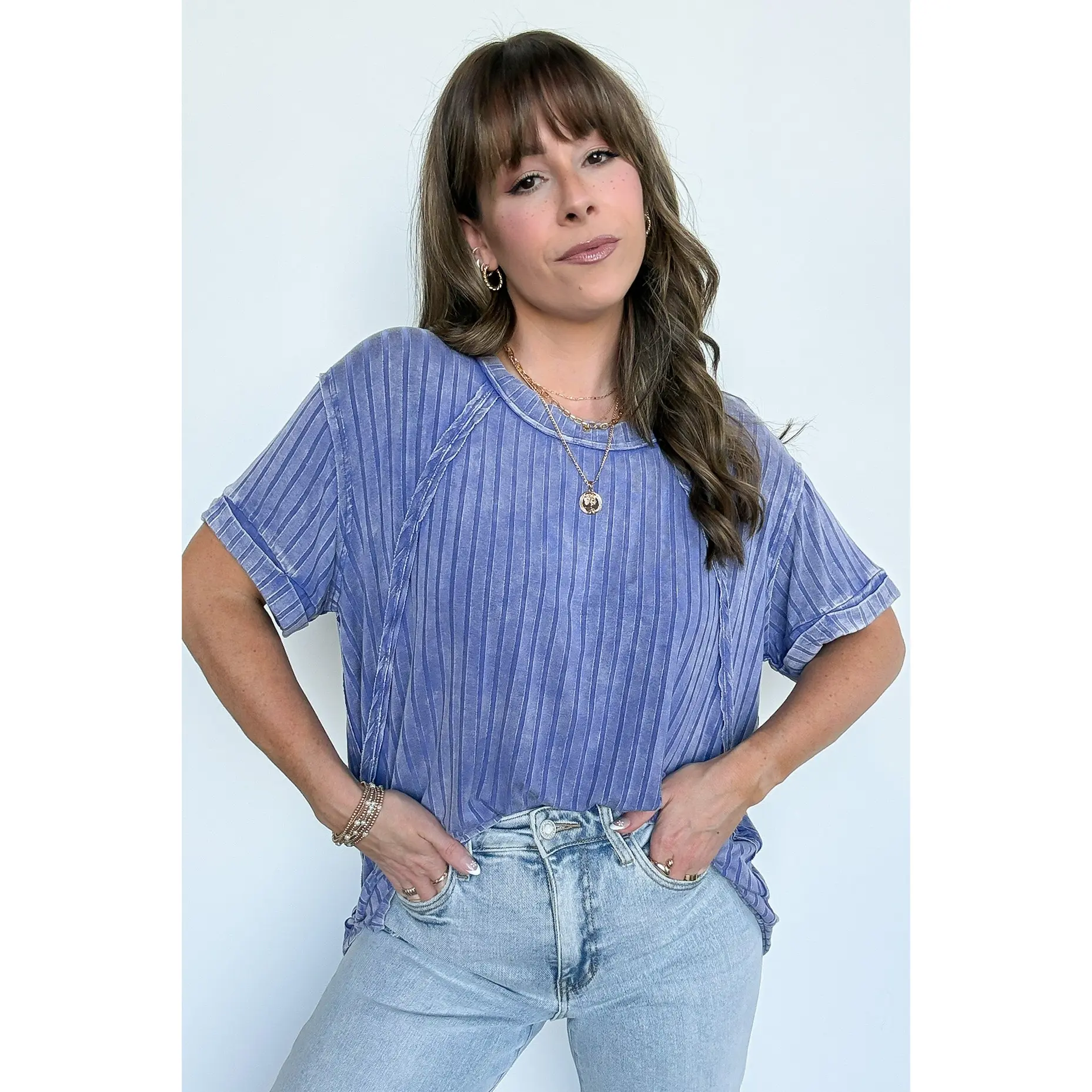 Zandrah Ribbed Raglan Knit Top - BACK IN STOCK