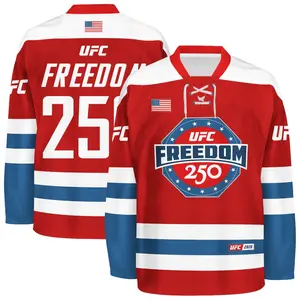 UFC Freedom 250 Commemorative Hockey Jersey - Red