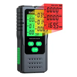 3-in-1 Handheld EMF Detector, Electromagnetic Radiation Meter for AC Magnetic, AC Electric & Microwave Fields, Suitable for Home, Office & Smart Meters, Ideal for Non-Professional Users