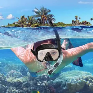 Waterproof Diving Goggles Adult Swimming Goggles, Silicone Snorkeling Equipment, Free Diving Mask, Pleasant Swimming Experience, Diving Gear