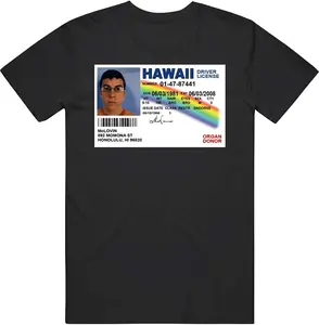 NEW Cult Classic McLovin Driver License Superbad Movie Unisex T-Shirt
