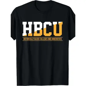HBCU Men'S T-Shirt - 100% Cotton Crew Neck Tee, Casual Printed Top with Medium Stretch, Knit Fabric, Regular Fit for Summer - Comfortable & Stylish Adult Clothing,Made in USA