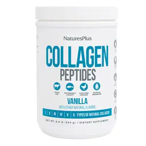 Collagen Peptides Vanilla by NaturesPlus - For Hair, Skin, Nail and Joint Health